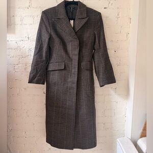 Banana Republic Italian Melton Hourglass Topcoat